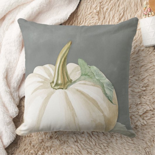 ファームハウスホワイト秋カボチャ クッション (ブランケット)