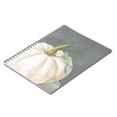 ファームハウスホワイト秋カボチャ ノートブック (左側)