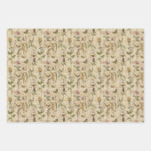 ファームハウスボタニカルデクページデザイン ラッピングペーパーシート (正面2)