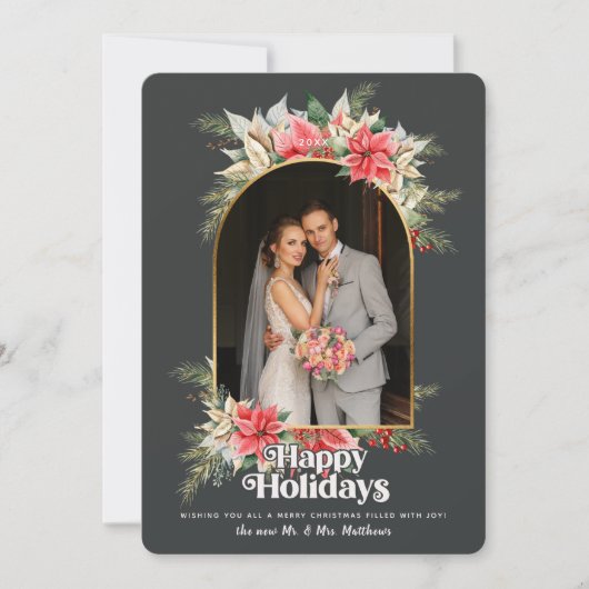 ファームハウスポインセチア新結婚刻アルキッドの写真 シーズンカード (正面)