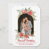 ファームハウスポインセチア結婚アルキッドの写真 シーズンカード (正面)