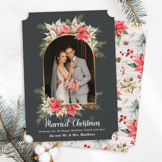 ファームハウスポインセチア結婚アルキッドの写真 シーズンカード