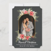 ファームハウスポインセチア結婚アルキッドの写真 シーズンカード (正面)