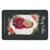 ファームハウスポインセ素朴ッティアホリディフォトカード マグネット (横)