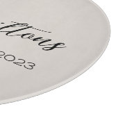 ファームハウスマグノリアカスタム設立年 カッティングボード (角)