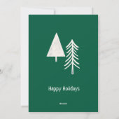 ファームハウスメリークリスマススノーグローブサンタベア シーズンカード (裏面)