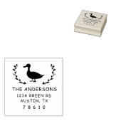 ファームハウスモダンの差出人住所スタンプ ラバースタンプ (押印)