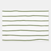 ファームハウスモダンソフトグリーンクリスマス ラッピングペーパーシート (正面2)