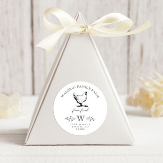 ファームハウスモダンチキンファーム ラウンドシール