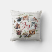 ファームハウスリース |休日の写真コラージュ クッション (正面)