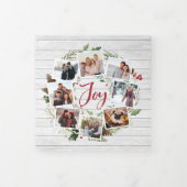 ファームハウスリース |写真数々の 三つ折りクリスマスカード (カバー)