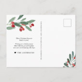 ファームハウスリース |写真素朴コラージュ シーズンポストカード (裏面)