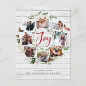 ファームハウスリース |写真素朴コラージュ シーズンポストカード (正面)