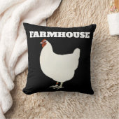 ファームハウスルースター装飾用クッション クッション (ブランケット)