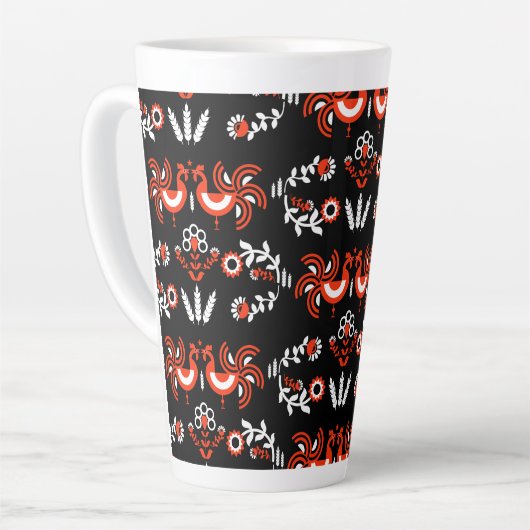 ファームハウスロースターカントリーサイドホームデコール カフェラテマグ (左アングル)