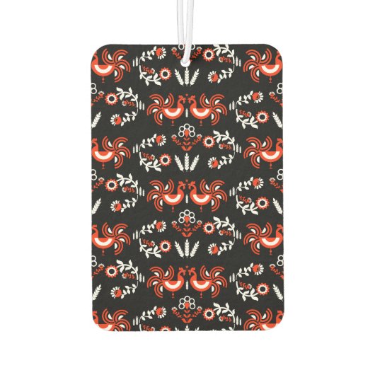 ファームハウスロースターカントリーサイドホームデコール カーエアーフレッシュナー (裏面)