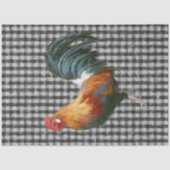 ファームハウスロースター白黒バッファローチェックプレイド 薄葉紙 (正面)