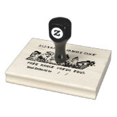 ファームハウスヴィンテージエッグカートンスタンプ ラバースタンプ (スタンプ)