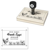 ファームハウスヴィンテージエッグカートンスタンプ ラバースタンプ (押印)