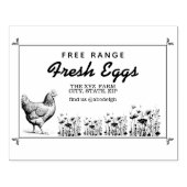 ファームハウスヴィンテージエッグカートンスタンプ ラバースタンプ (インプリント)