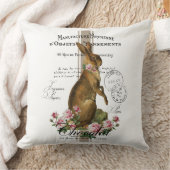 ファームハウスヴィンテージグレンザックイースターウサギコットン クッション (ブランケット)