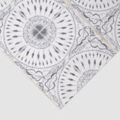 ファームハウスヴィンテージタイルブラックグレーホワ絵を描イト 薄葉紙 (詳細)