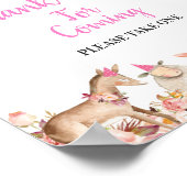 ファームハウス動物納屋周囲の庭ありがとうござ来う ポスター (角)