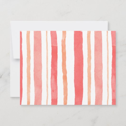 ファームハウス動物納屋周囲の庭ベビーシャワーありがとう サンキューカード (裏面)