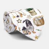 ファームハウス格言ベルズランタンクリスマスツリーログ ネクタイ (ロール)