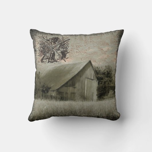 ファームハウス狩りエフェメラ クッション (裏面)