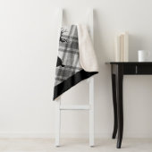 ファームハウス白黒バッファロープレイドディアスノーフレーク シェルパブランケット (インサイチュ)