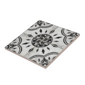 ファームハウス白黒パターンカントリーシック素朴 タイル (側面)