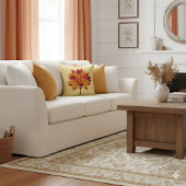 ファームハウス秋デコールウィズオータムツリーデザイン クッション