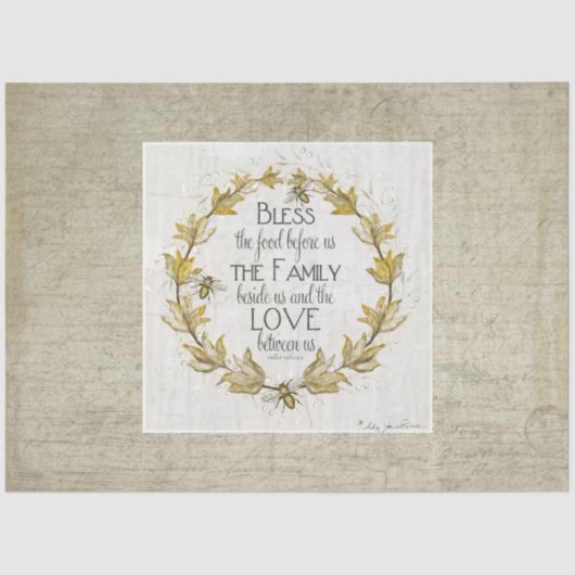 ファームハウス秋ビーリースファミリー賛美ズクラフティング 薄葉紙 (正面)