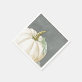 ファームハウス秋ホワイトカボチャ スタンダードカクテルナプキン (角)