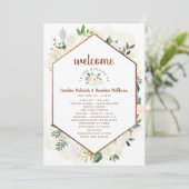 ファームハウス素朴の新田舎結婚式 プログラム (スタンド正面)