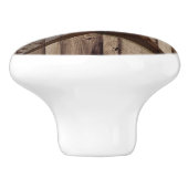 ファームハウス素朴ウッドウエスタンカントリーテキサス州スター セラミックノブ (側面)