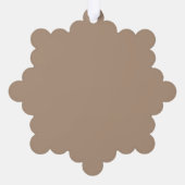 ファームハウス素朴カウボーイウェスタンカントリースター オーナメントカード (裏面)