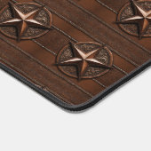 ファームハウス素朴カウボーイウェスタンカントリーテキサス州スター デスクマット (コーナー)