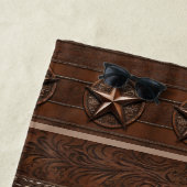 ファームハウス素朴カウボーイウェスタンカントリーテキサス州スター ビーチタオル (インサイチュ)