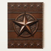 ファームハウス素朴カウボーイウェスタンカントリーテキサス州スター プランナー手帳 (裏面)