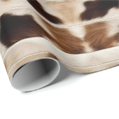 ファームハウス素朴カウボーイウエスタンカントリーカウイプリント ラッピングペーパー (ロールコーナー)