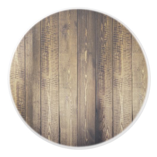 ファームハウス素朴カントリーウッドプランクス セラミックノブ (正面)