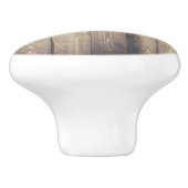 ファームハウス素朴カントリーウッドプランクス セラミックノブ (側面)