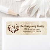 ファームハウス素朴カントリーディア〔雄ジカの〕枝角ズファウンファー ラベル (インサイチュ)