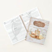 ファームハウス素朴カントリーファミリーベーキングレシピブック ノートブック (内部)