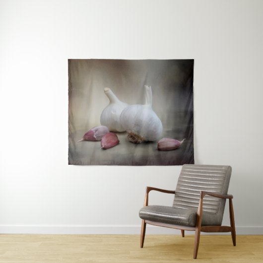 ファームハウス素朴キッチンガーリックフード写真 タペストリー (インサイチュ(横))