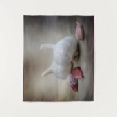 ファームハウス素朴キッチンガーリックフード写真 タペストリー (正面)