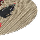 ファームハウス素朴クリスマスツリートリオ カッティングボード (角)