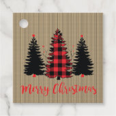 ファームハウス素朴クリスマスツリートリオ フェイバータグ (正面)